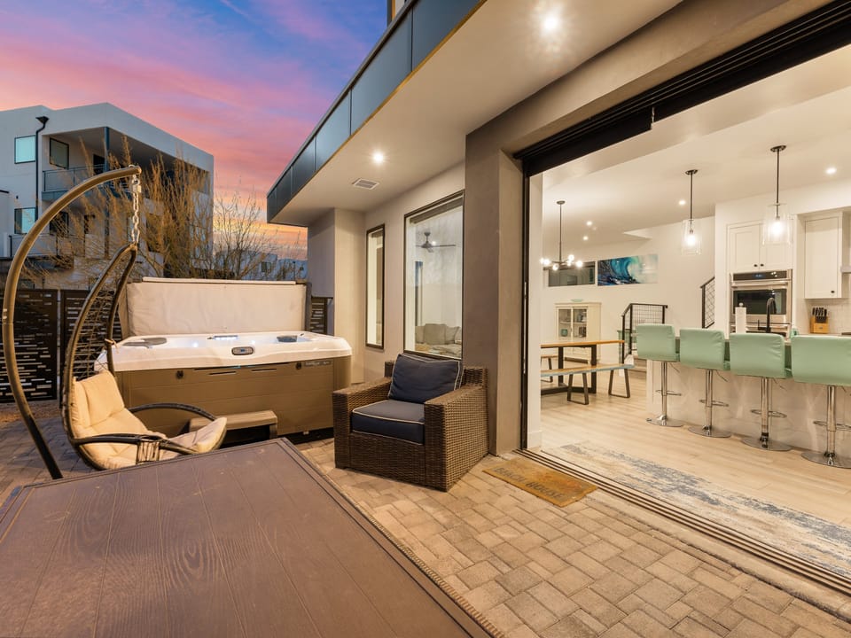 Private Patio and Hot Tub