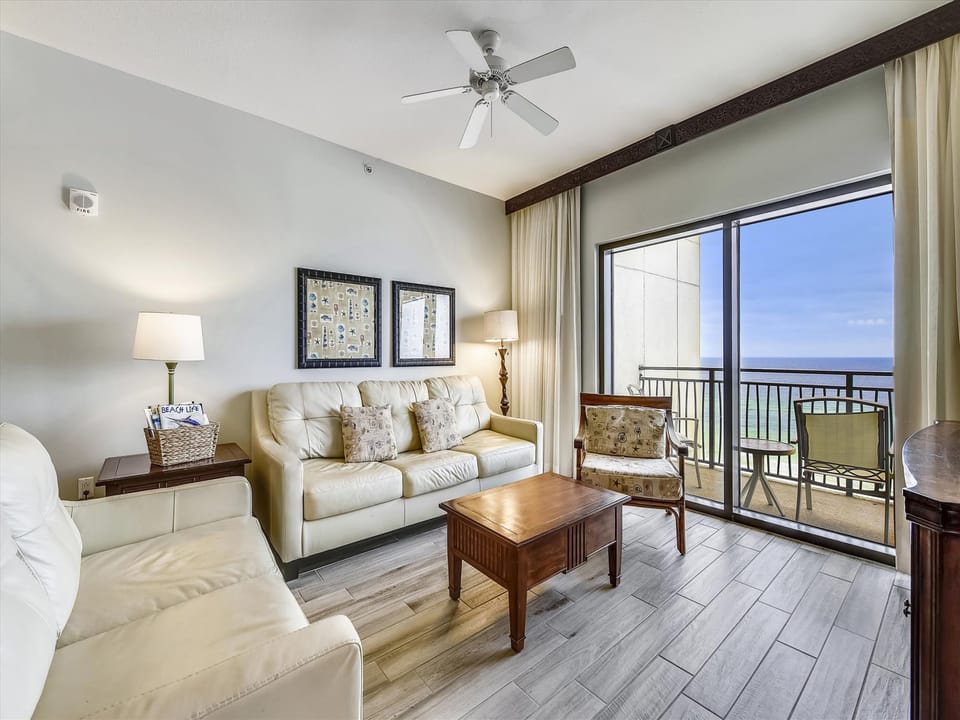 Main unit, Living room with access to balcony