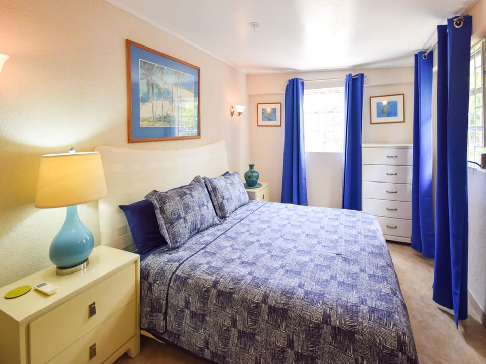Master bedroom with king bed