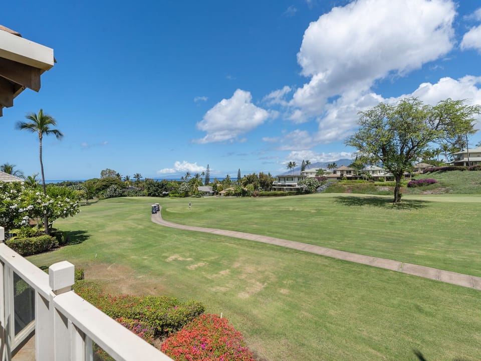 Fabulous ocean view from the lanai.