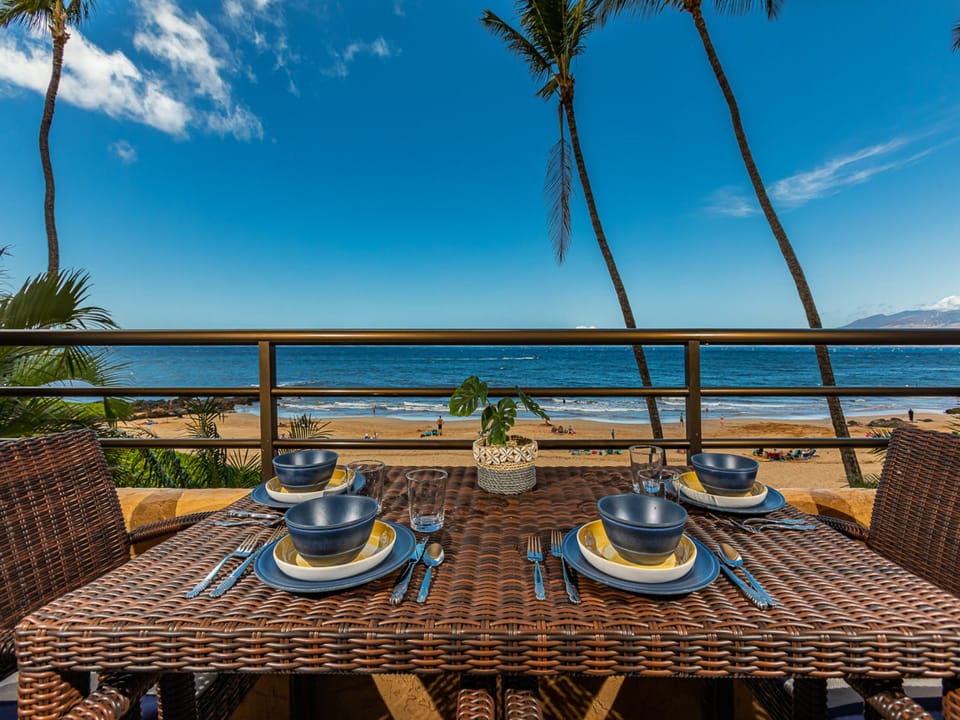 Overlooking the salt and sand as you sip!