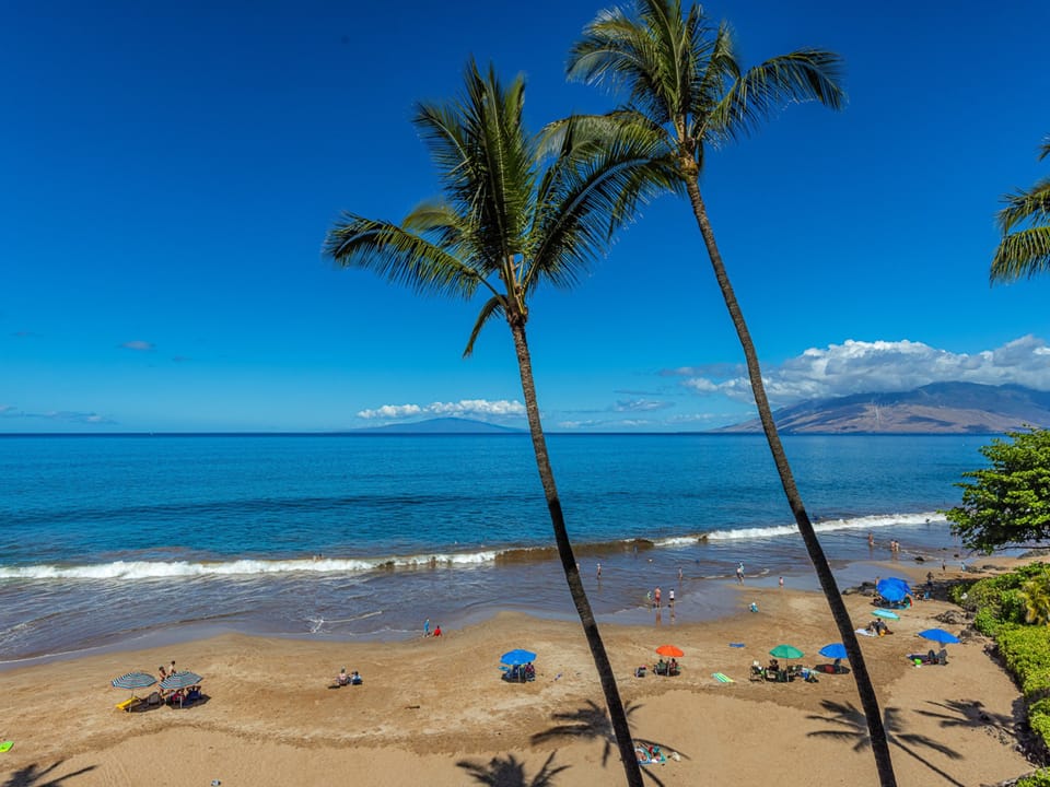 Beautiful Beach views from Lanai!