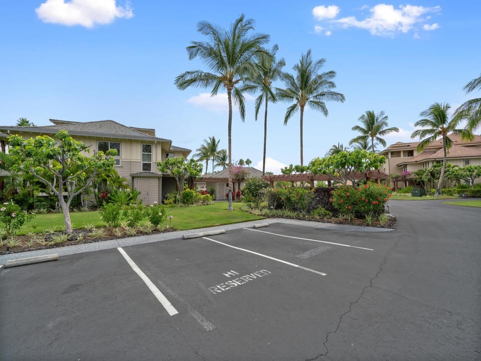 Parking spaces for unit N