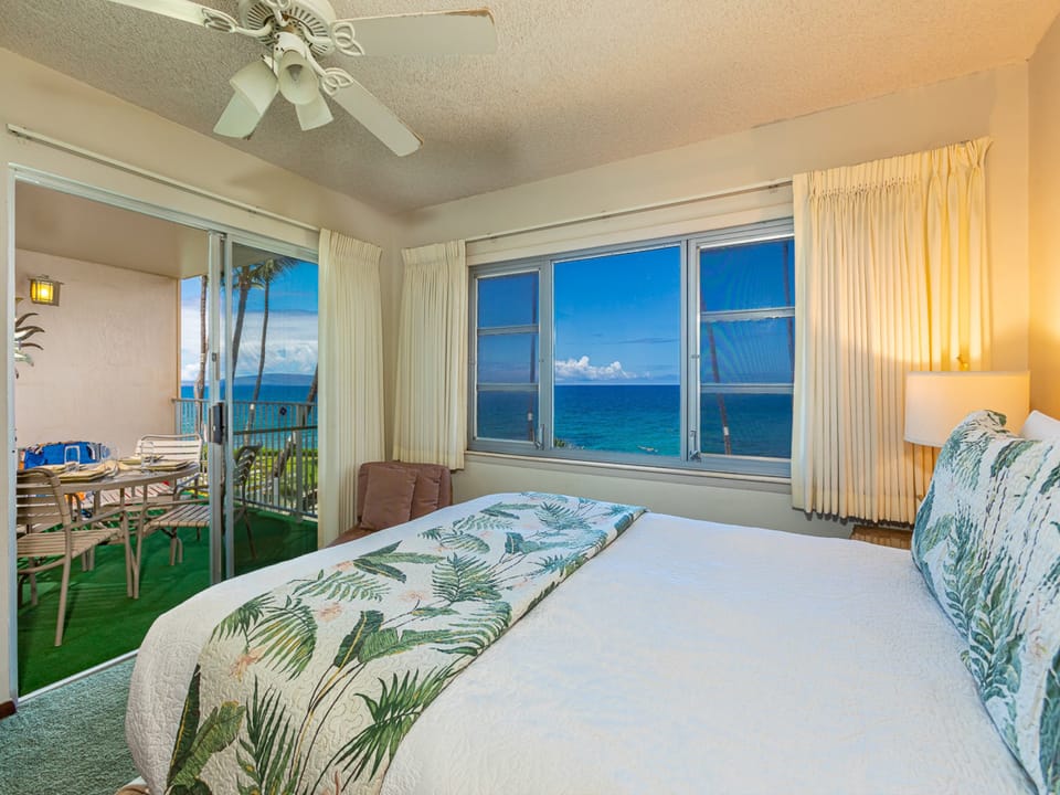 Primary Bedroom w/views & sounds of waves from your pillow