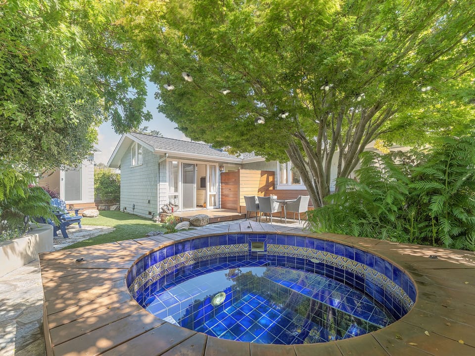 Wonderful Outdoor Living Spaces - Plus a Hot Tub!