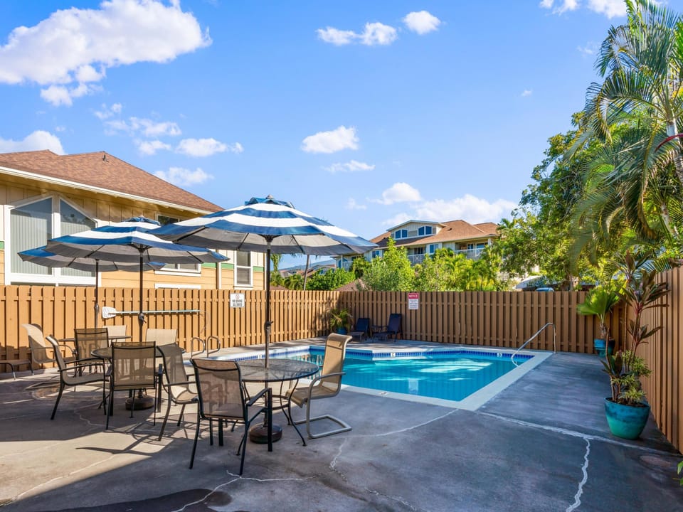 Pool area for guests use