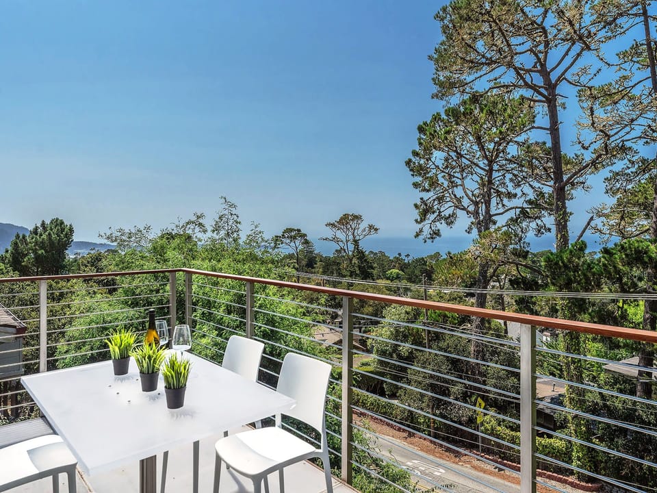Back Deck with Ocean View - Best Seat in the House