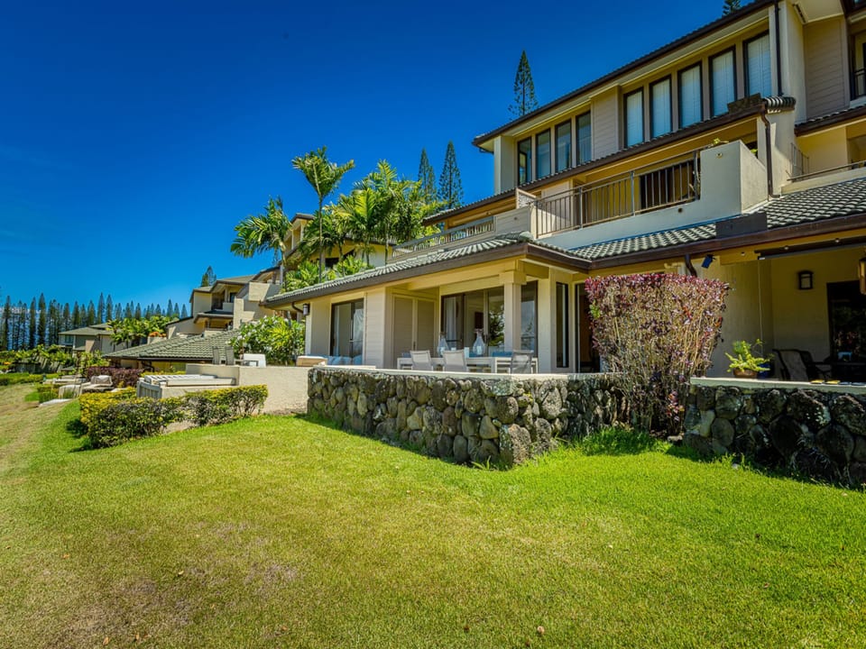 View of Kapalua Golf Villa 27P7 Private Lanai