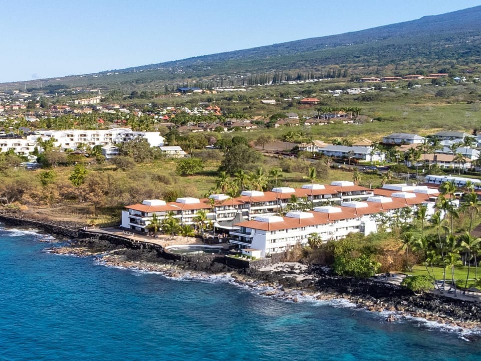 Drone view of the Kona Cost line