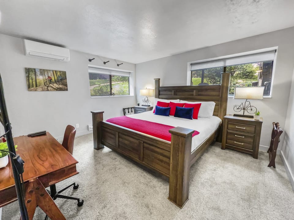 King Primary Bedroom with Bathroom and Smart TV