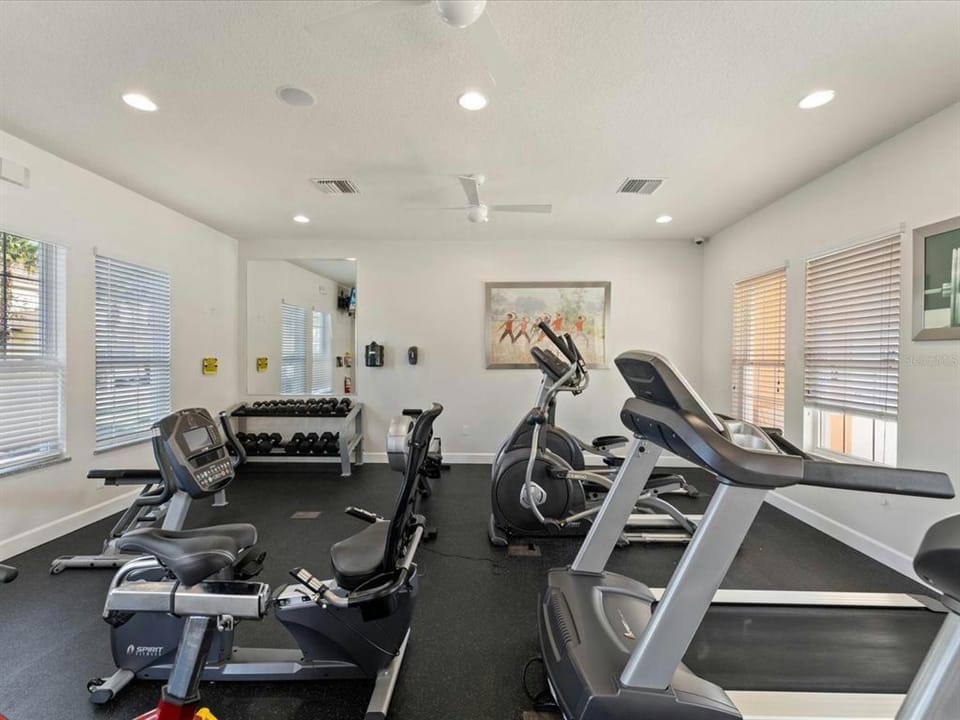 Resort fitness gym