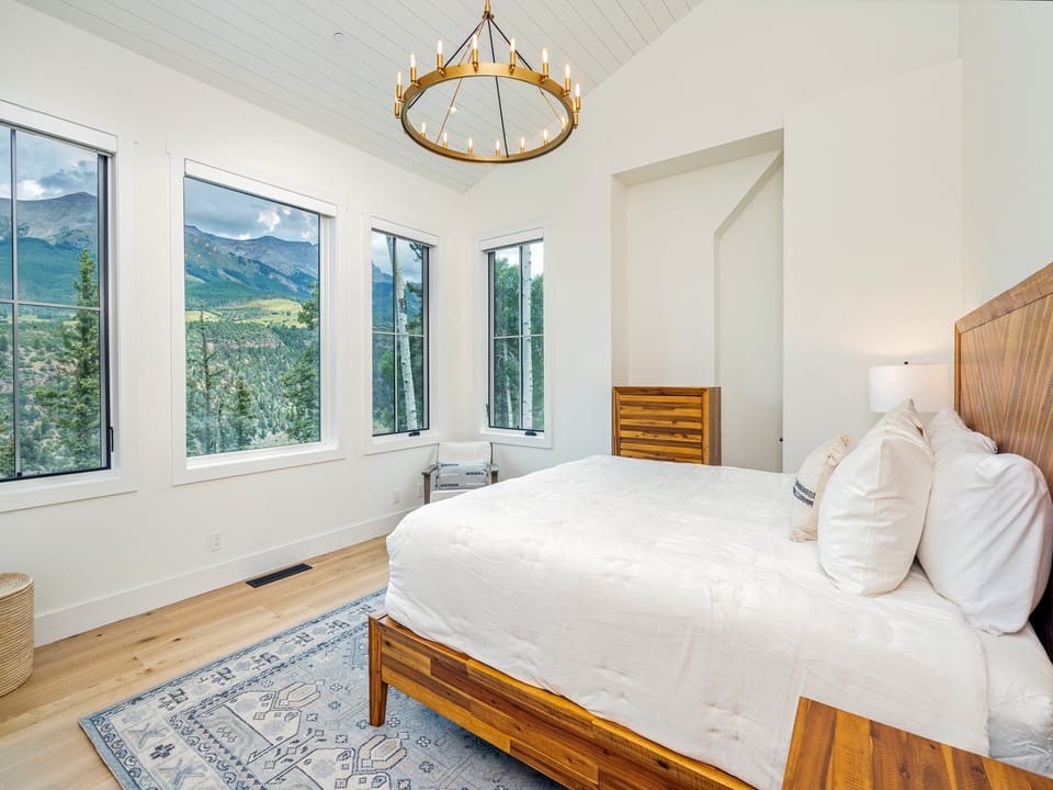 Primary Bedroom offers two large closets.