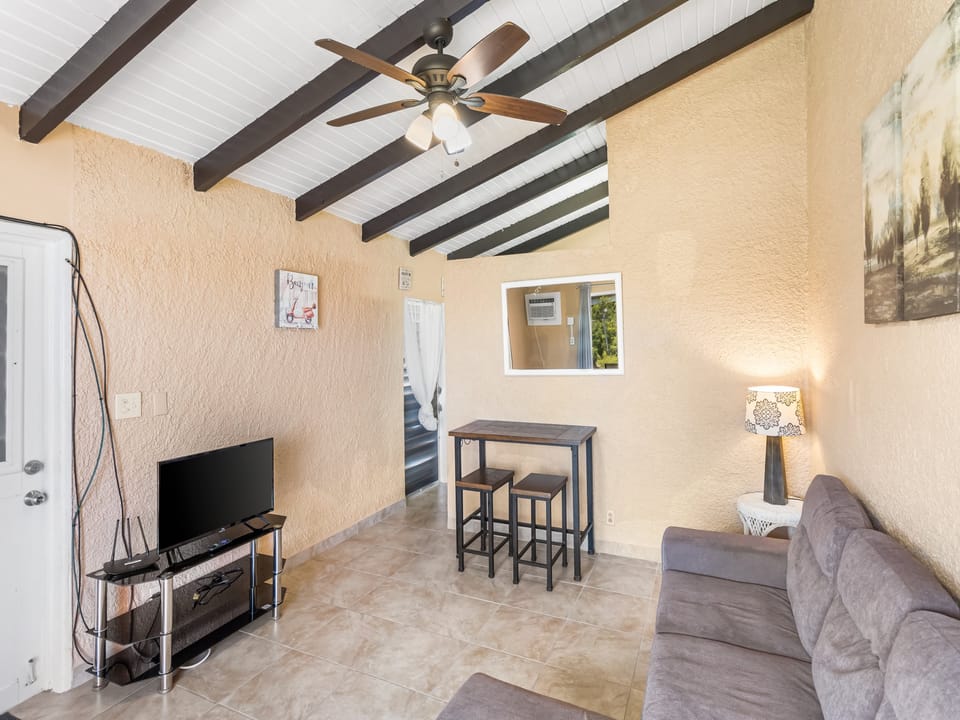 One complete condominium with all the furnishings and comforts. Your balcony overlooks the eighth-foot pool just a few feet from your doorstep. There are restaurants that specialize in local, Latin, and Caribbean food within walking distance—plenty of free onsite parking.