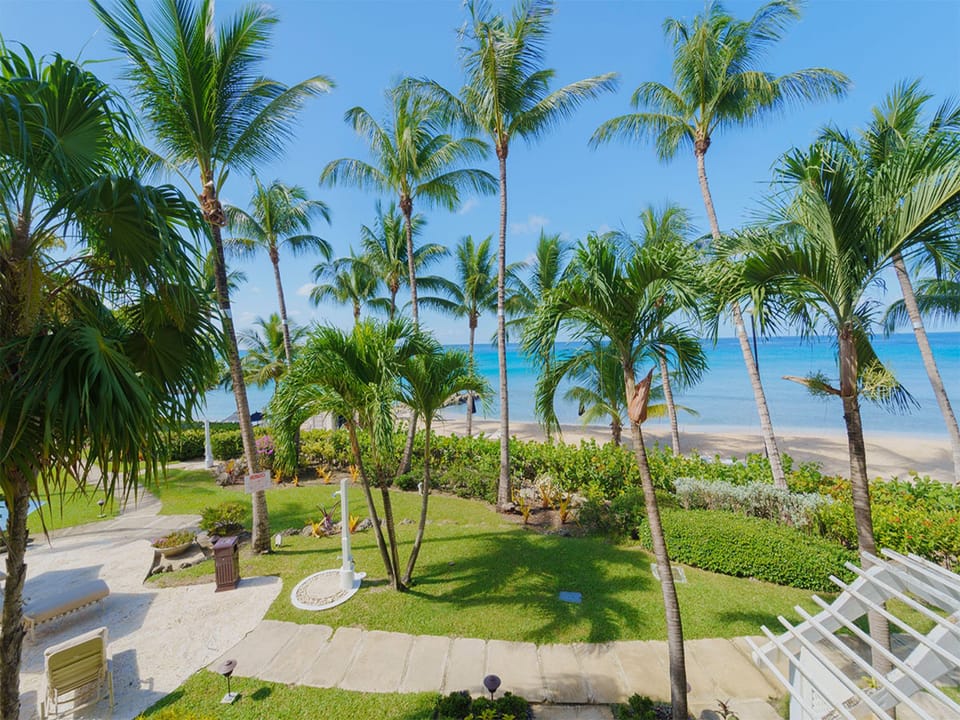 Stunning views of the Caribbean Sea