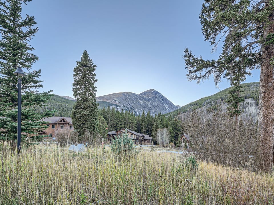 Mountain views from the house