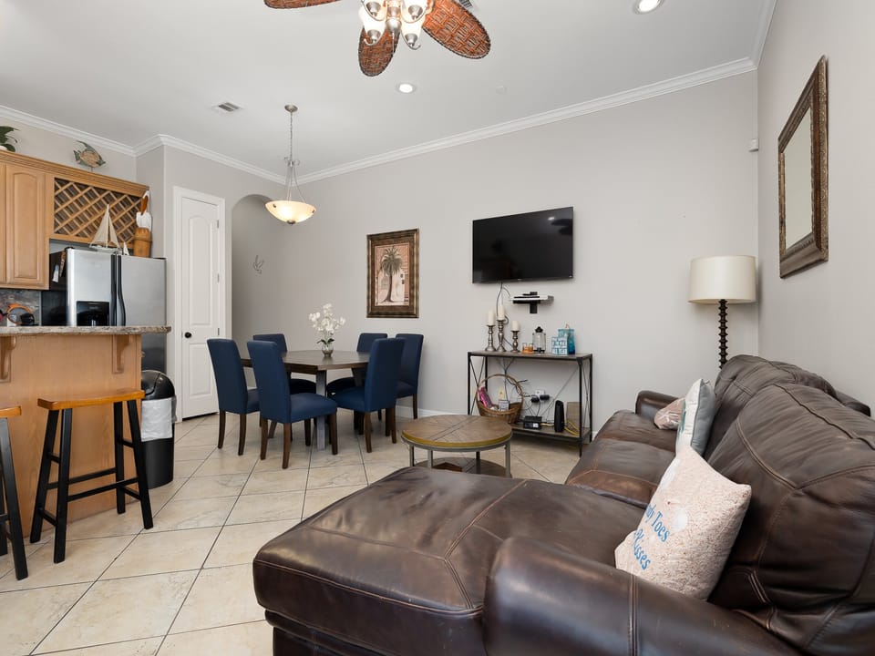 Open concept Living and Dining Area