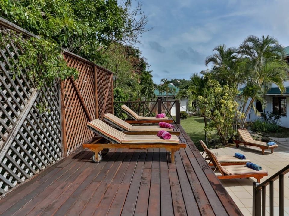 Sunning deck.