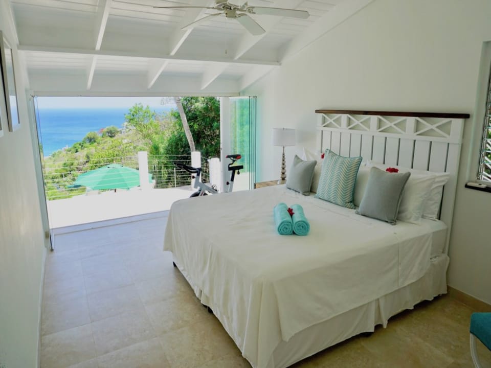 Master bedroom also has it's own balcony