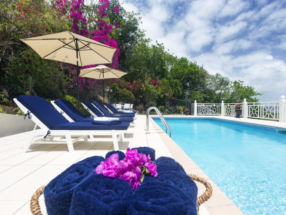 Pretty days by the pool