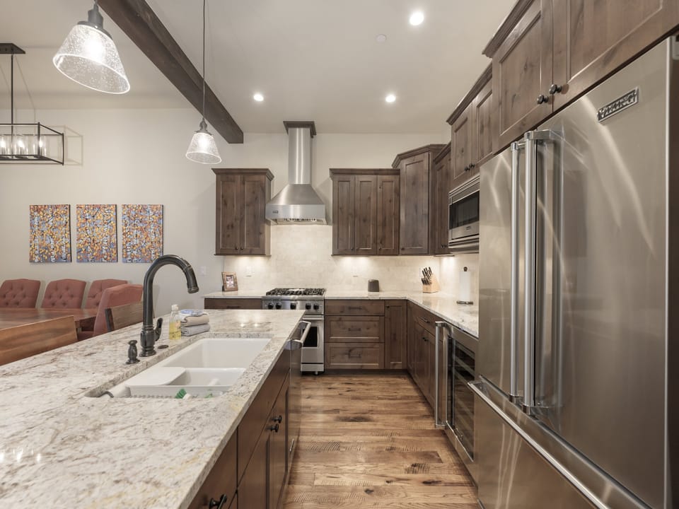 A luxury kitchen for you and your guests.