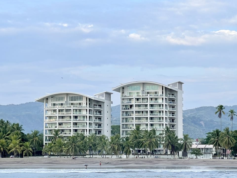 View from the ocean side