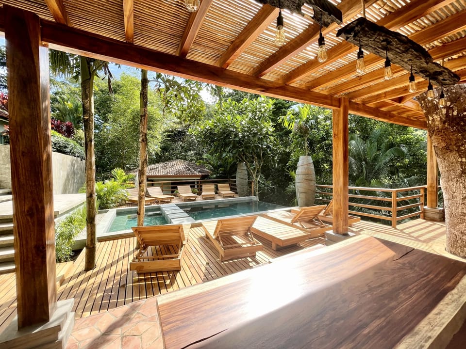 Covered Dining area by the pool!
