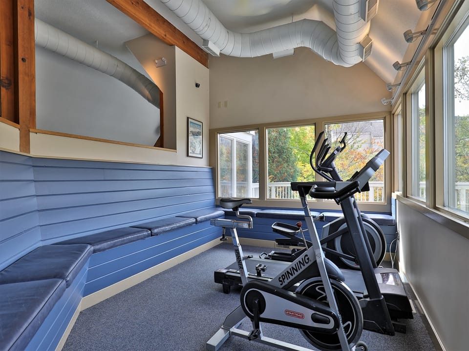 Small fitness area in the community center