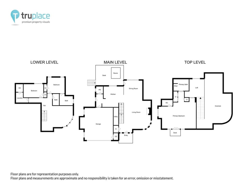 Floor Plan - Lupine Chalet - Frisco Vacation Rental