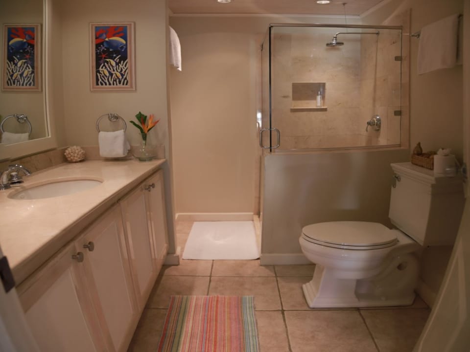 Bedroom 2 ensuite bathroom.