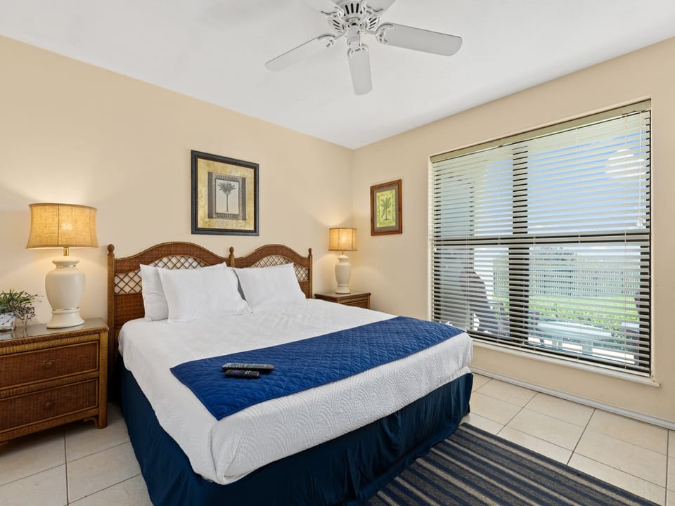 Master Bedroom features a King bed