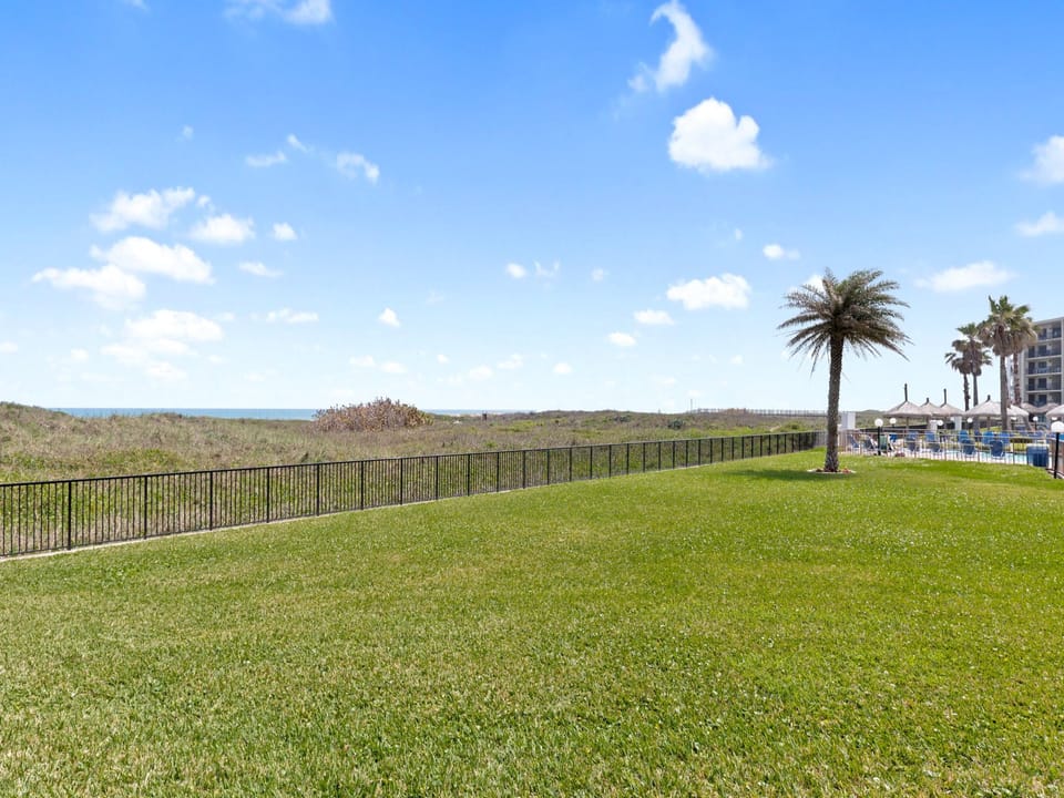 Saida I #105 gives you ground level view towards the beach!
