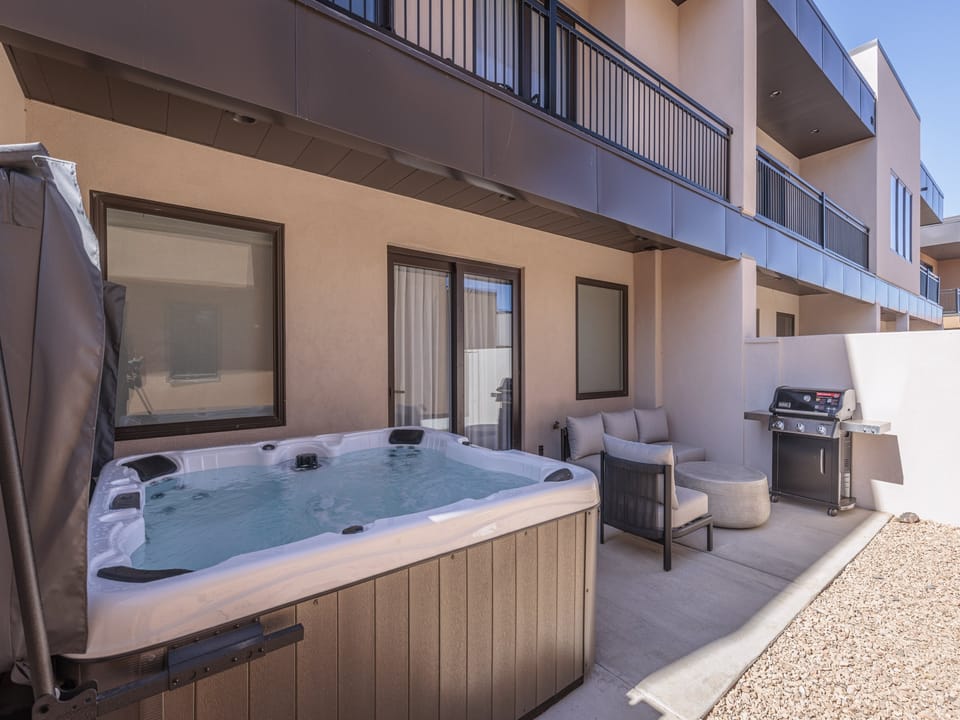Back Patio Hot Tub