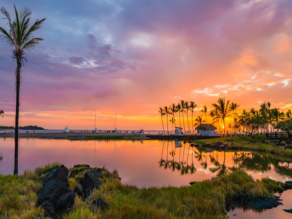 A Bay amazing sunset