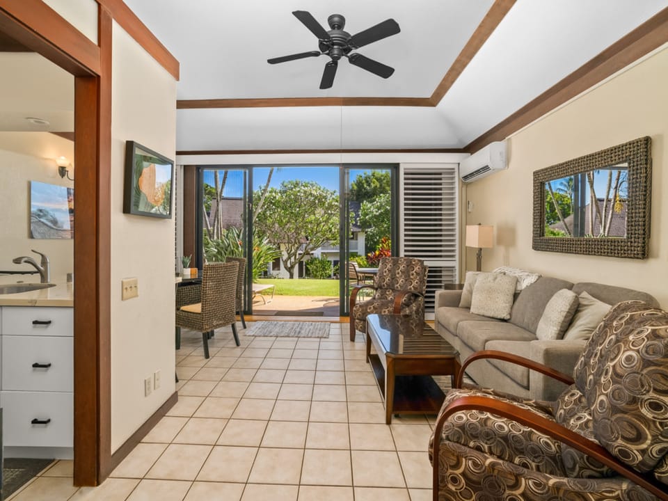 Spacious living area
