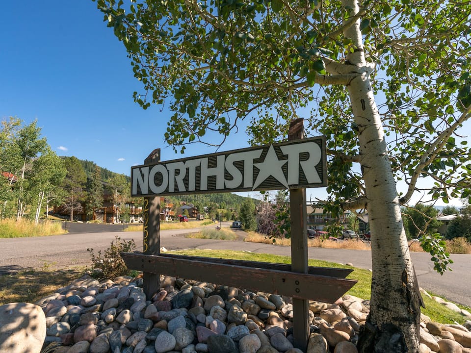 Come stay with us at Northstar, your home away from home! - Sign