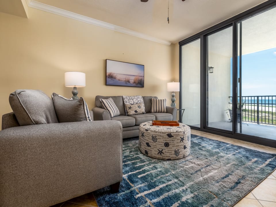003 Wave Watcher Living Area Dauphin Island Beach Rentals