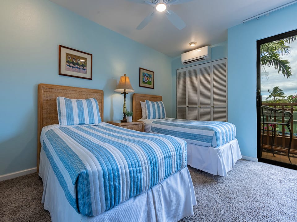 Guest bedroom located downstairs