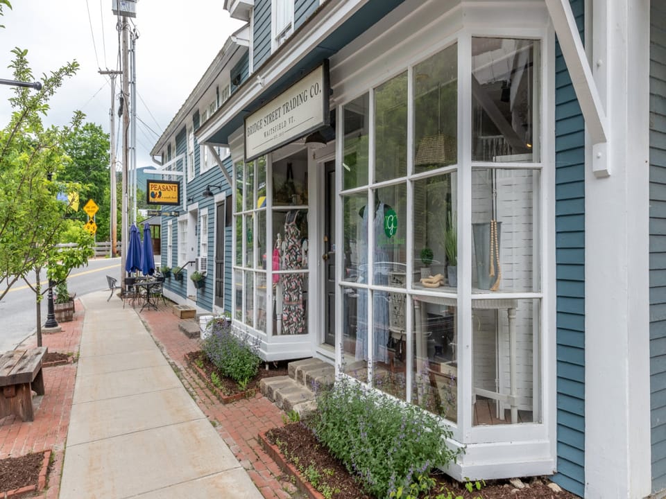 Shopping in Downtown Waitsfield