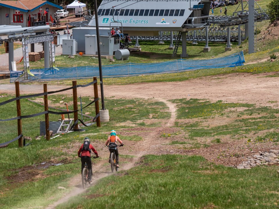 Mountain biking is at your fingertips.