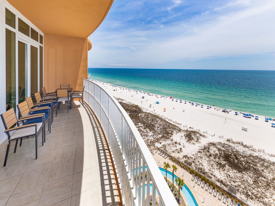 Experience seemingly endless coastline views of the horizon as waves lap the shore and the sun glistens over the water
