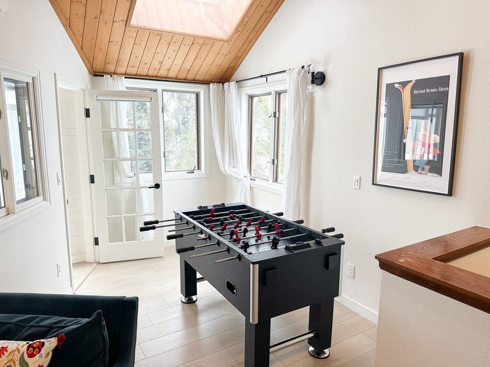 Foos ball table