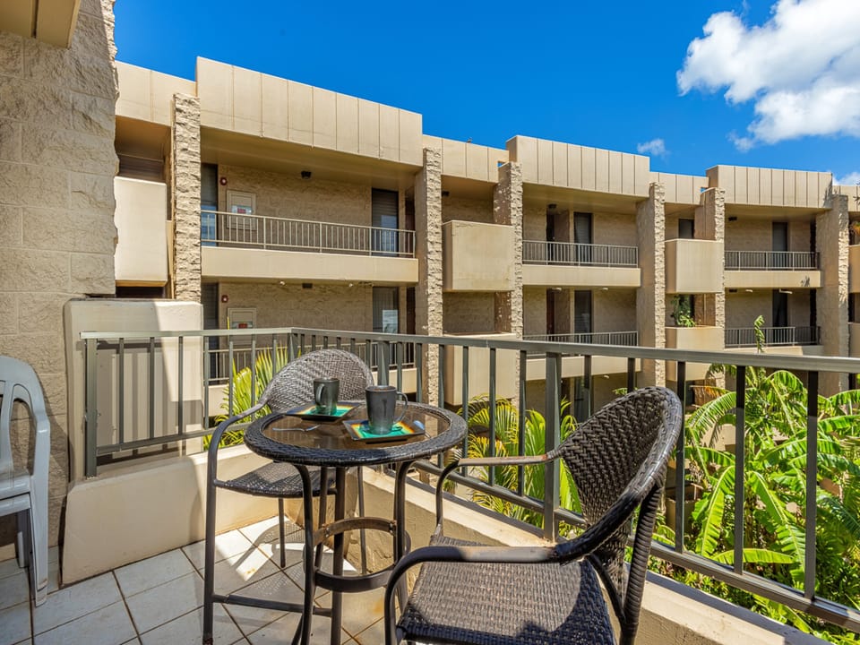 Lanai with Interior View For Quiet Relaxation