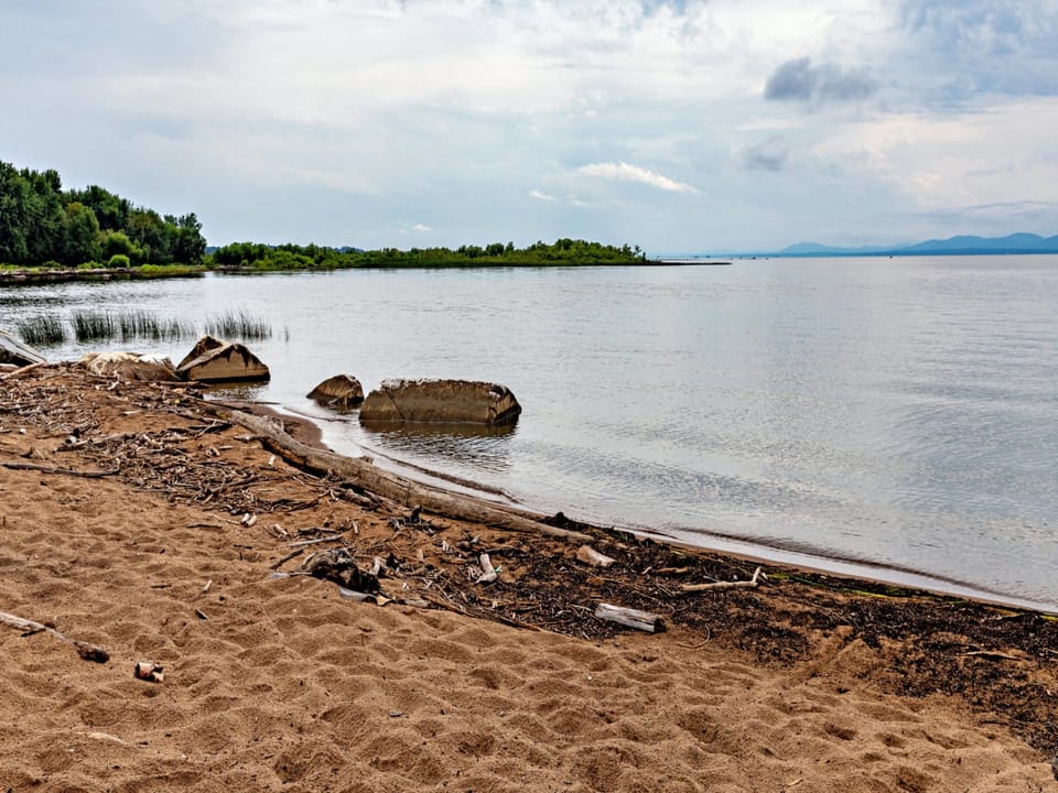 Take in Lake Champlain with a walk on the beach, only a block from the house