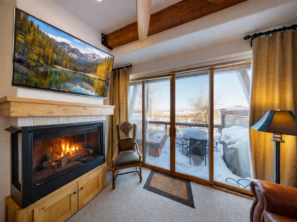 Rejuvenate in the soothing warmth of your own personal spa. Nestled on a private balcony, this secluded retreat is perfect for unwinding under the stars.