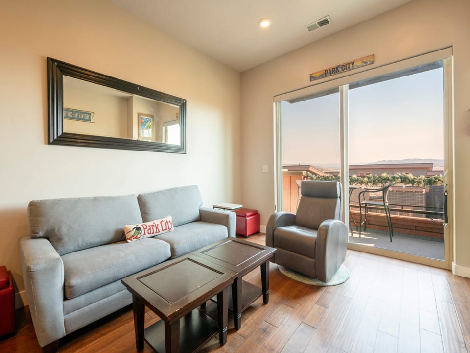 Newpark Terrace 57-Living room, balcony