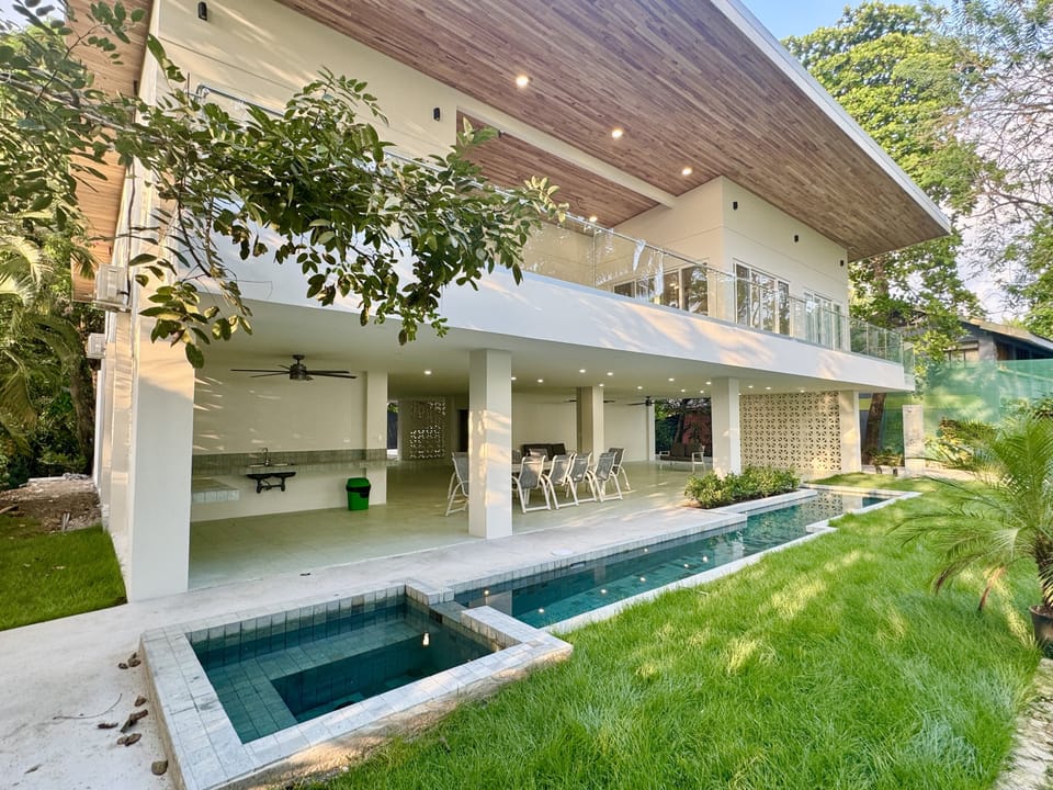 Front View with Private Pool