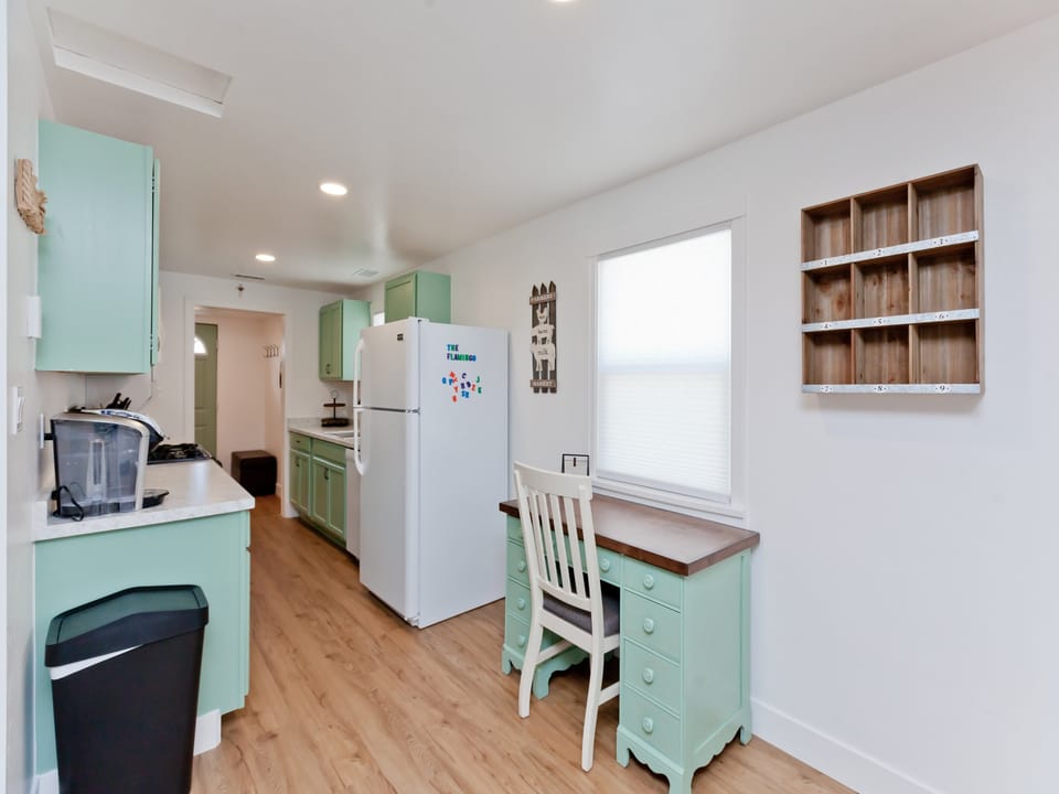 Kitchen and Separate Desk Area