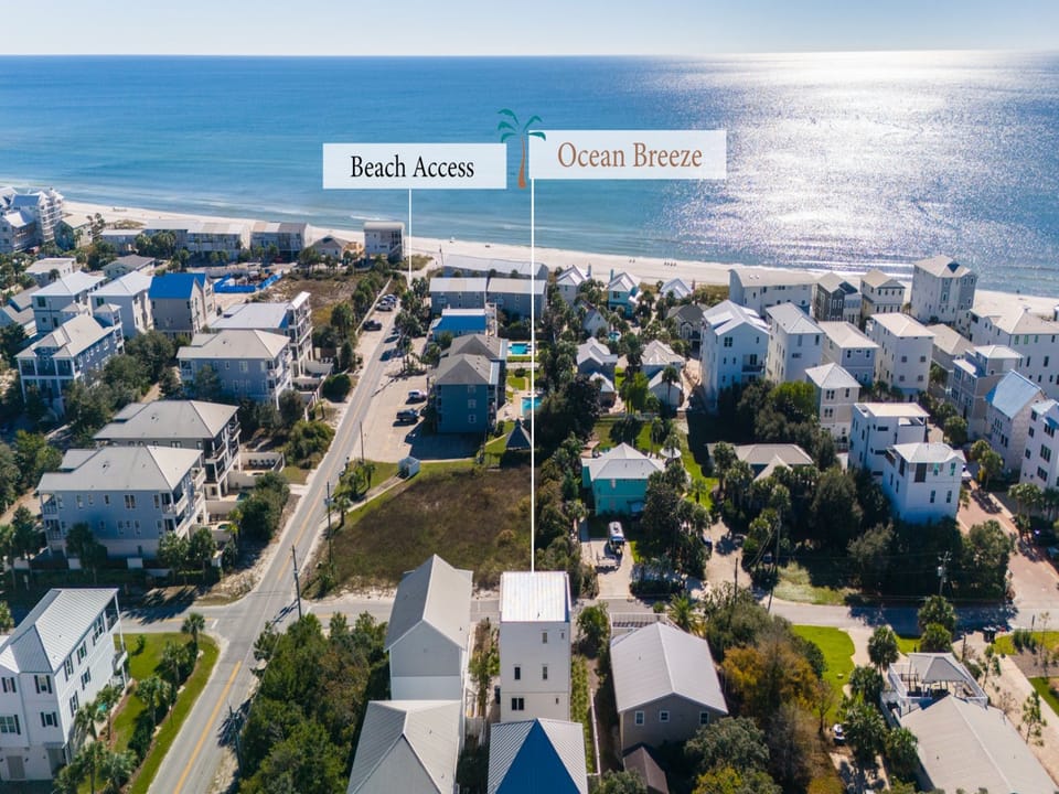 Ocean Breeze | Gulf Views | Rooftop Hot Tub | 3 Minute Walk To The Beach | 2 Beach Accesses To Choose From