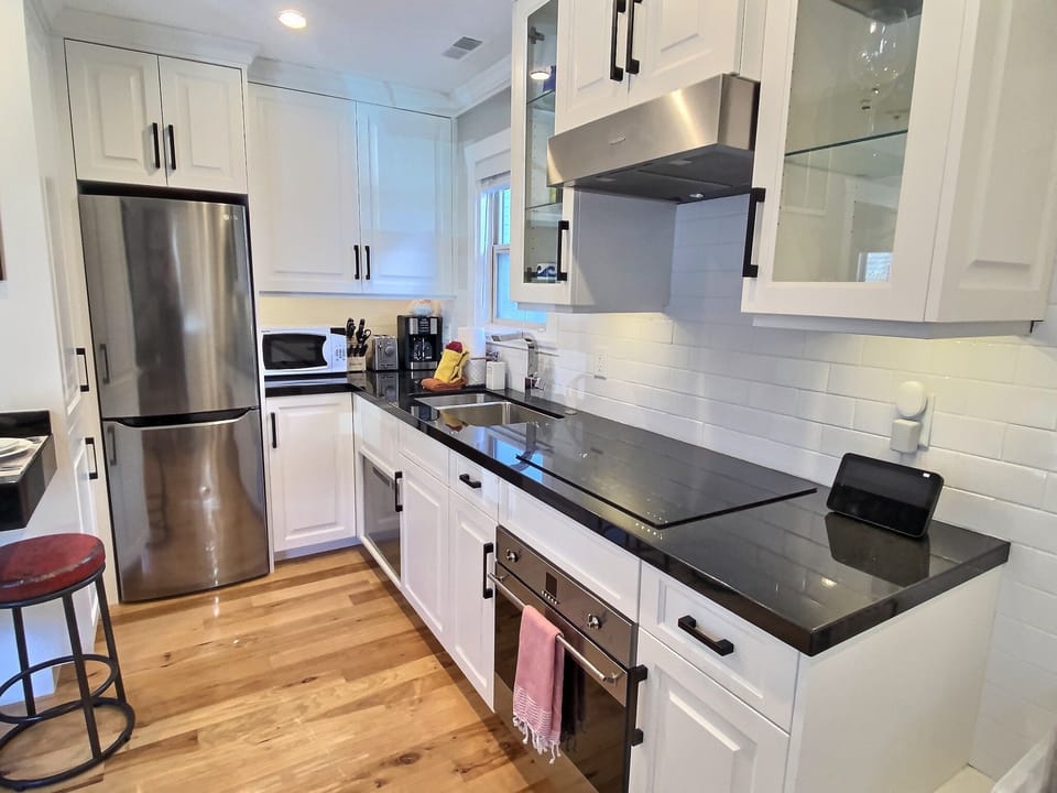 Kitchen with modern appliances!