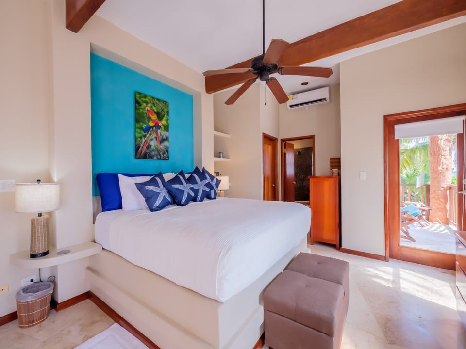 5A Master Bedroom with ensuite and beachfront view